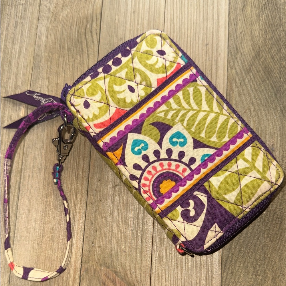 Vera Bradley Multicolor Patterned Zip Around Wris… - image 3